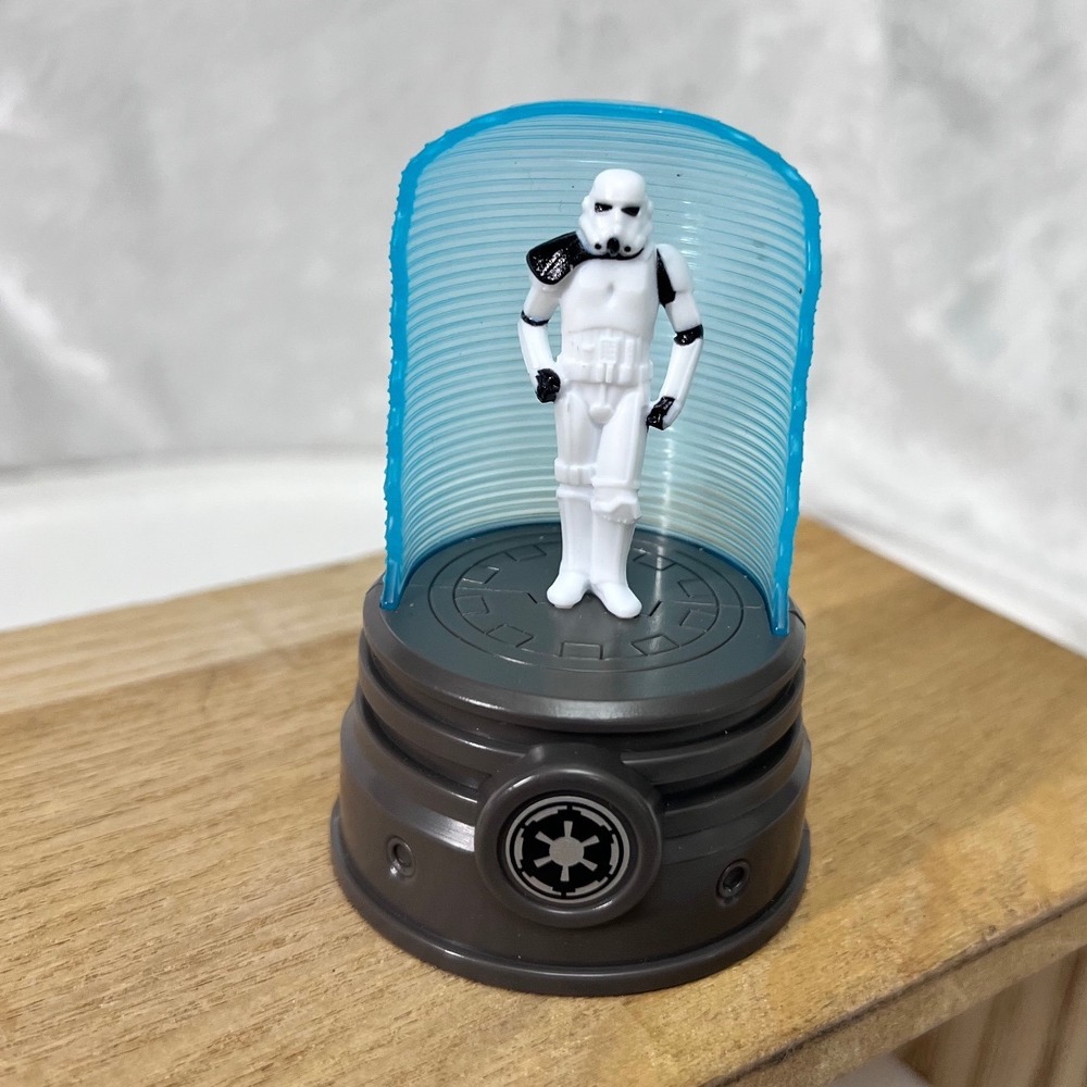 Star Wars Burger King Stormtrooper Hologram Figure Imperial Base Toy ML-1-8-125